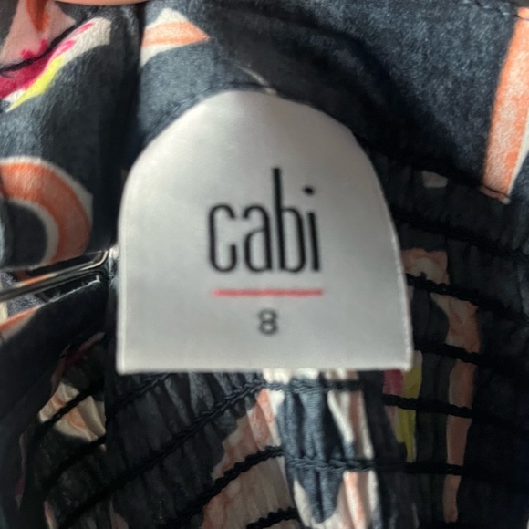 Cabi Halter Aurora Watercolor Floral Dress - Size 8 - Picture 8 of 10